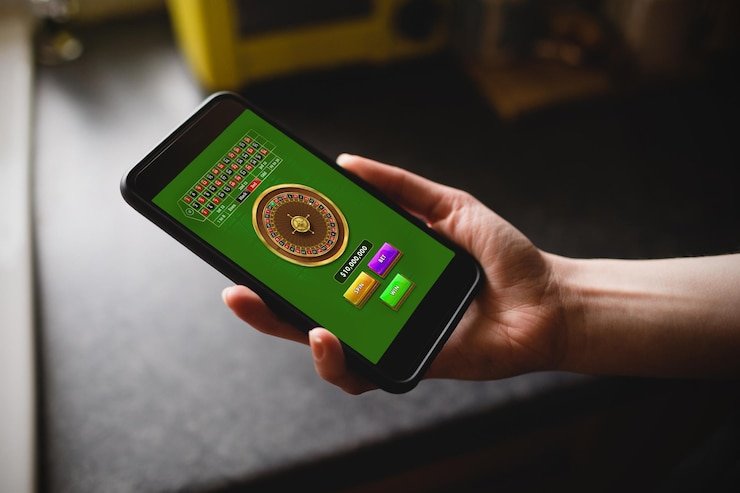 Antarmuka permainan slots suhuslot88 di ponsel Android